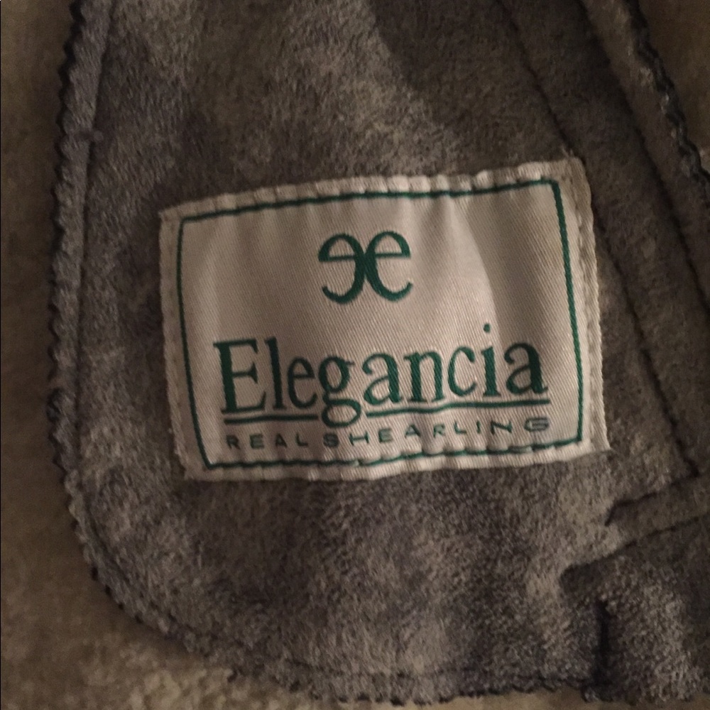 Black Shearling Jacket Size 12 - image 6